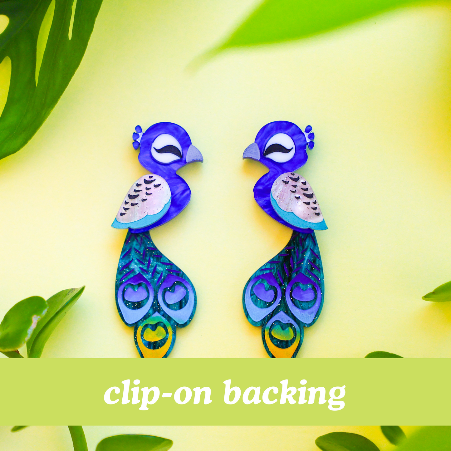 Peacock earrings near on sale me