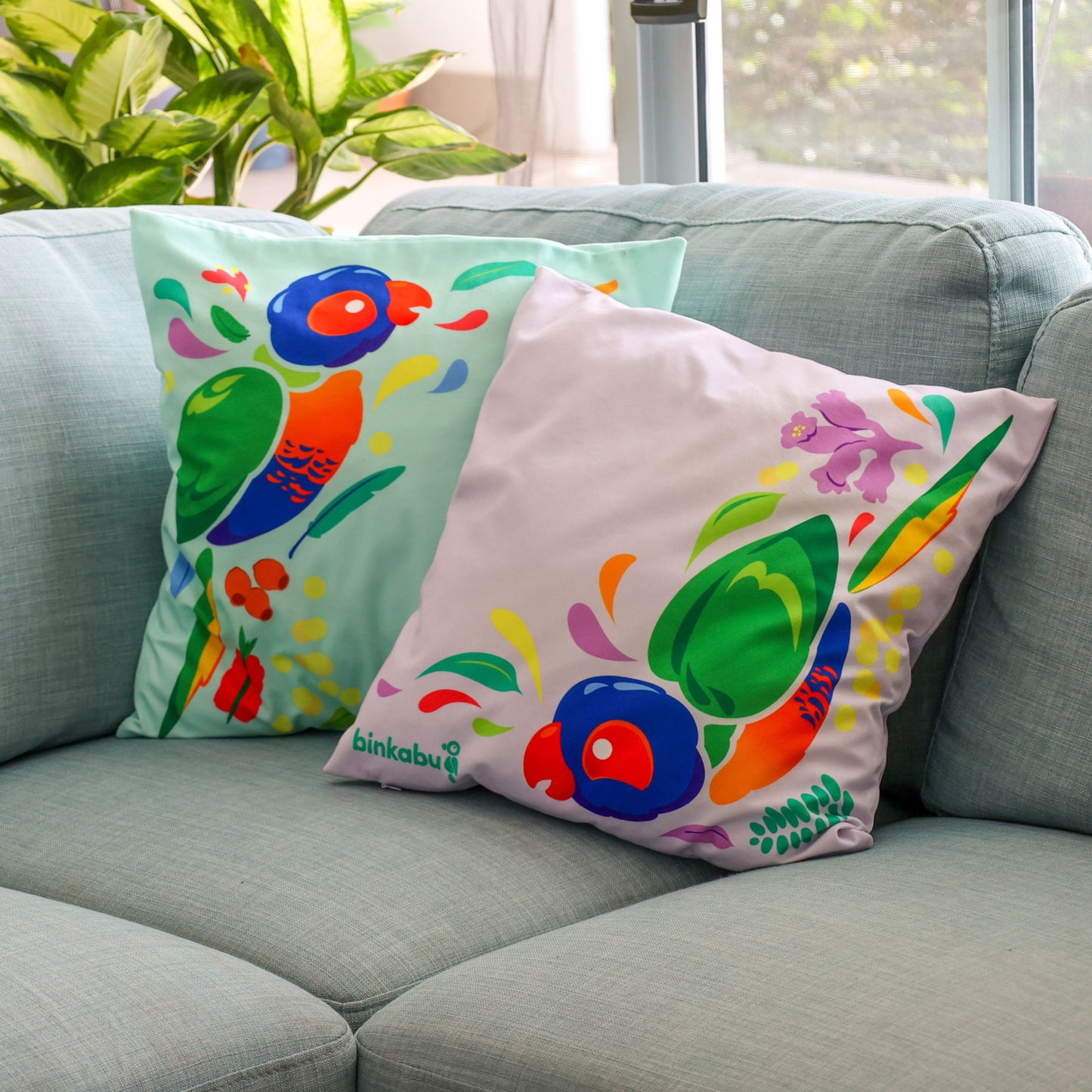 BINKABU Cushion Covers 2-pack - Lorikeet Homewares & AccessoriesBINKABU Cushion Covers 2-pack - Lorikeet Homewares & Accessories