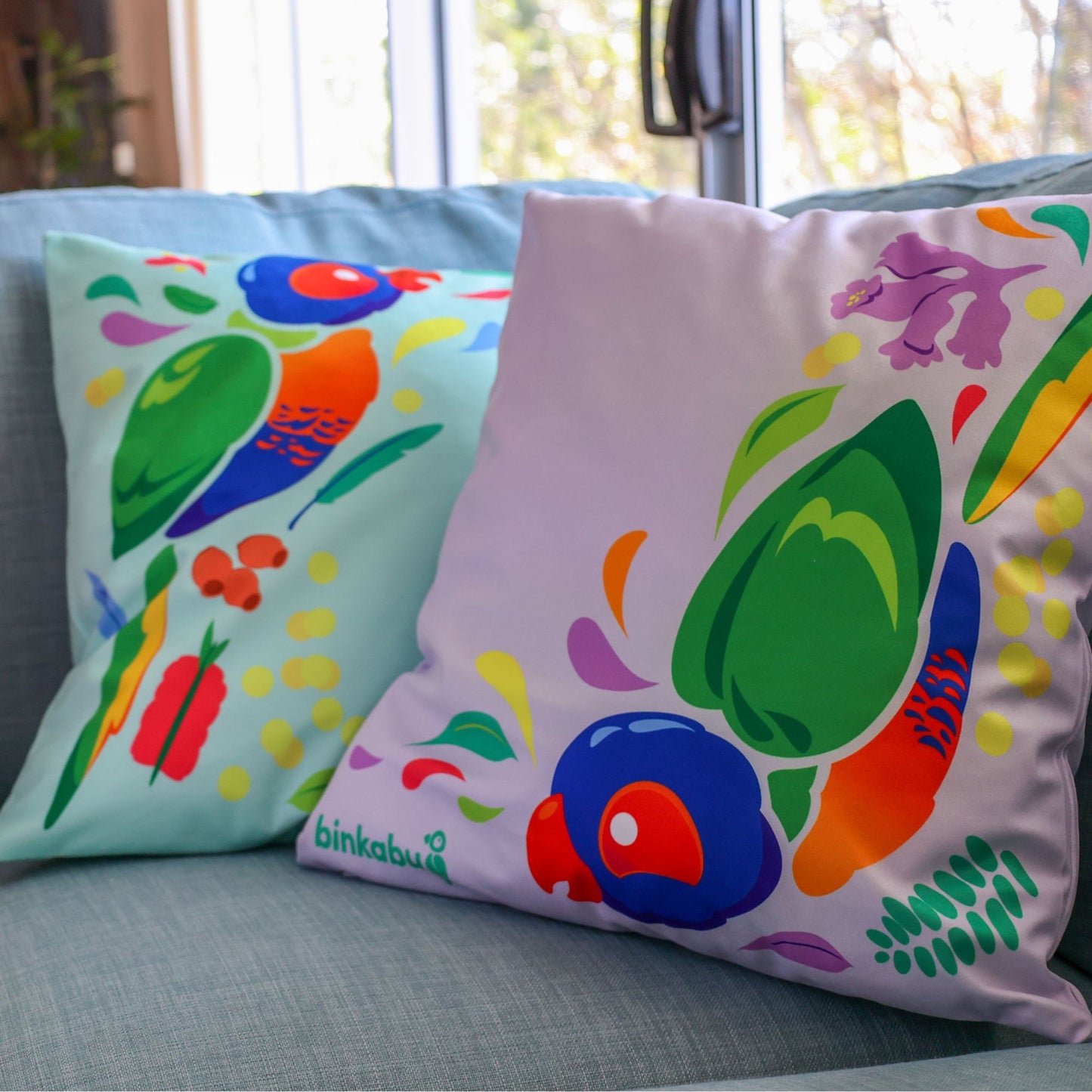 vBINKABU Cushion Covers 2-pack - Lorikeet Homewares & Accessories