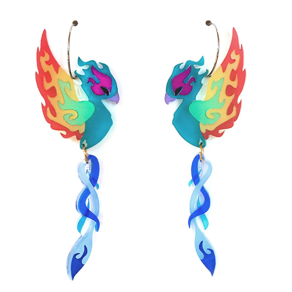 Advent calendar phoenix earrings BINKABU